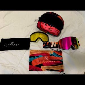 BLENDERS Aura Flash Malone snowboard/ski goggles